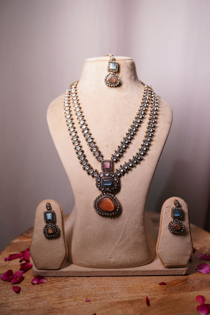 Oxidized Silver Necklace