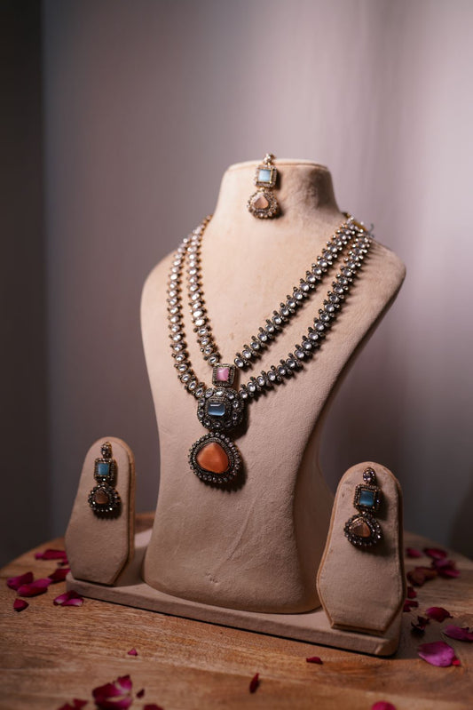 Oxidized Silver Necklace