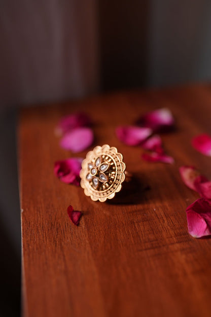 Handcrafted Traditional Gold Ring