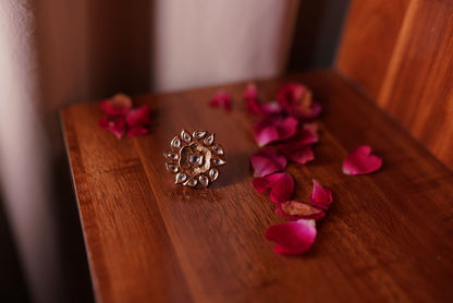 Floral Kundan Ring