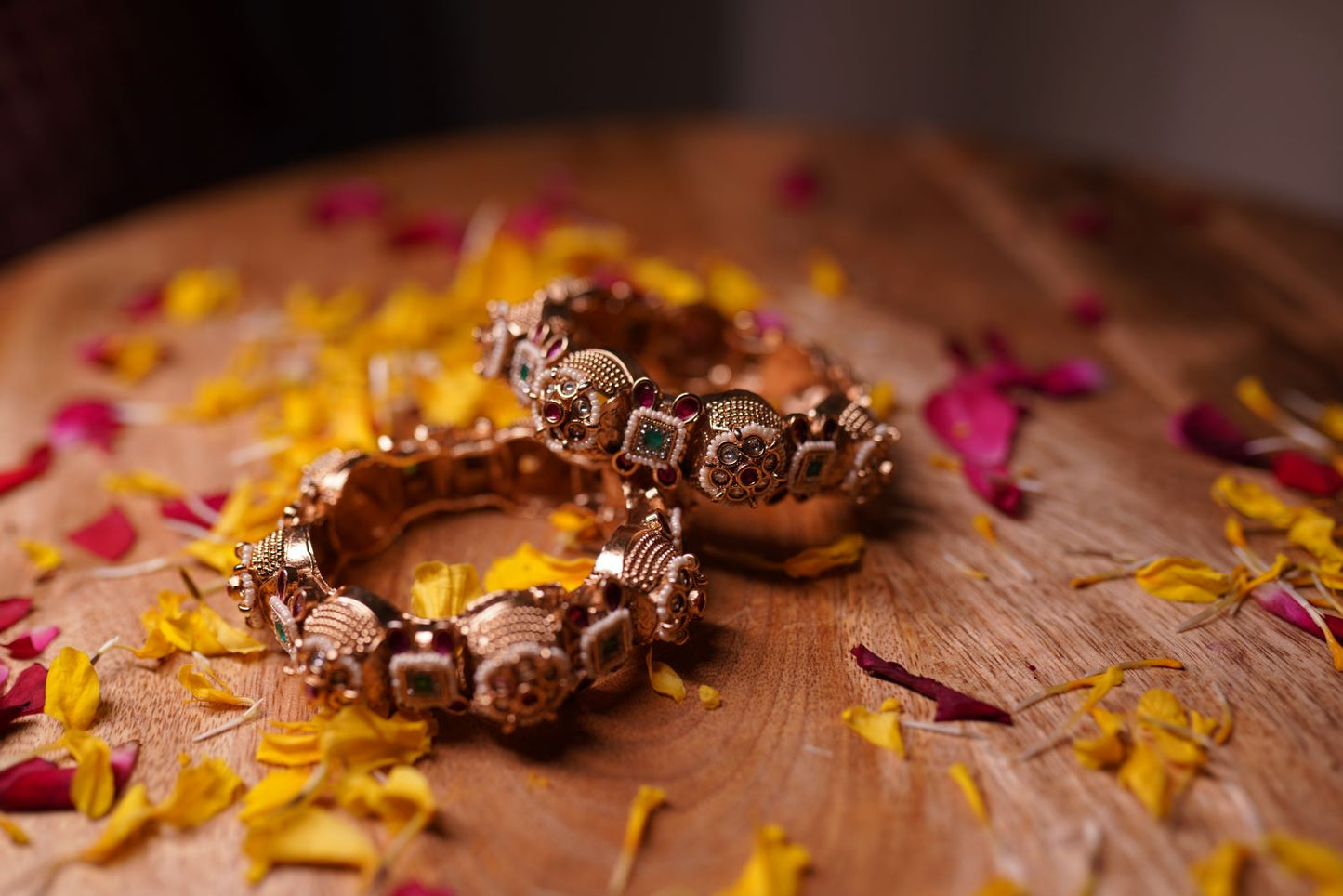 Kundan Gemstone Bangle