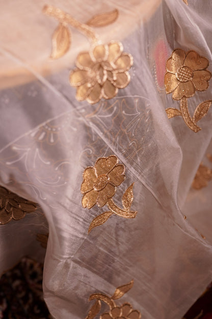 Floral Embroidered Dupatta
