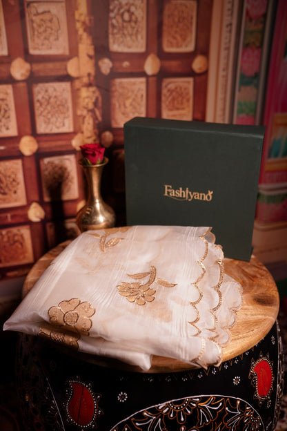 Floral Embroidered Dupatta