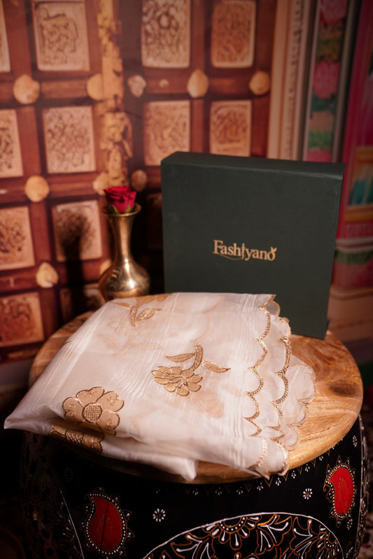 Floral Embroidered Dupatta