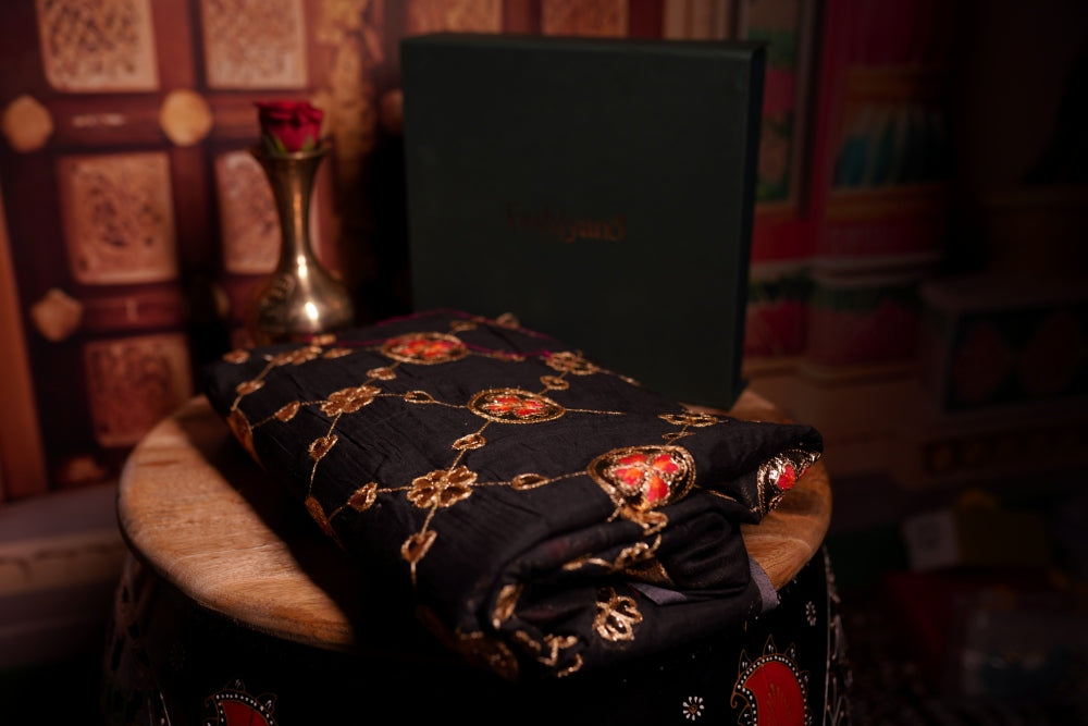 Medallion Embroidery Dupatta