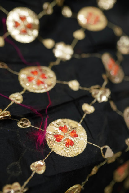 Medallion Embroidery Dupatta