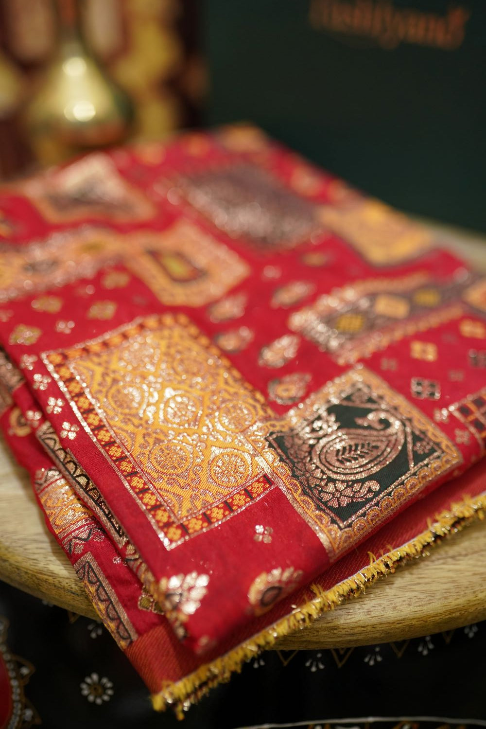 Brocade Silk Dupatta