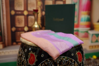 Pastel Striped Dupatta