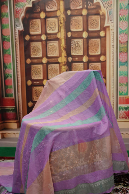 Pastel Striped Dupatta