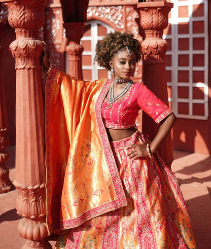 Ombre Bridal Lehenga