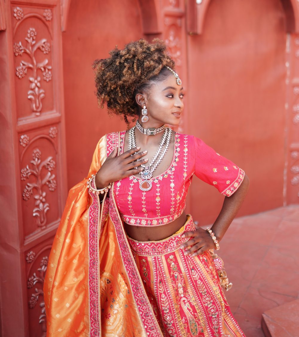 Ombre Bridal Lehenga