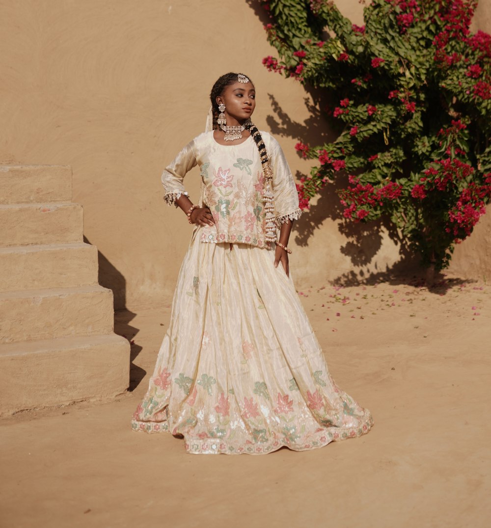 Pastel Bloom Punjabi Set