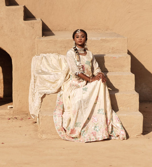 Pastel Bloom Punjabi Set