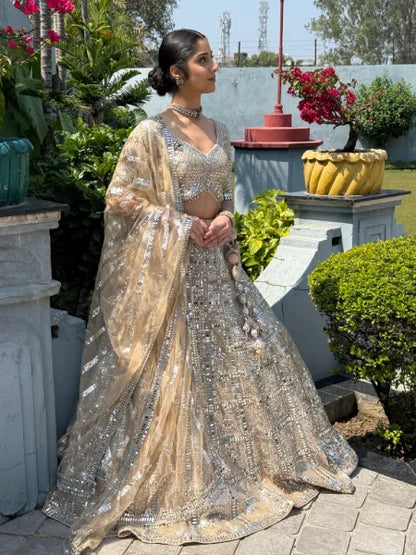 Mirror Bridal Lehenga