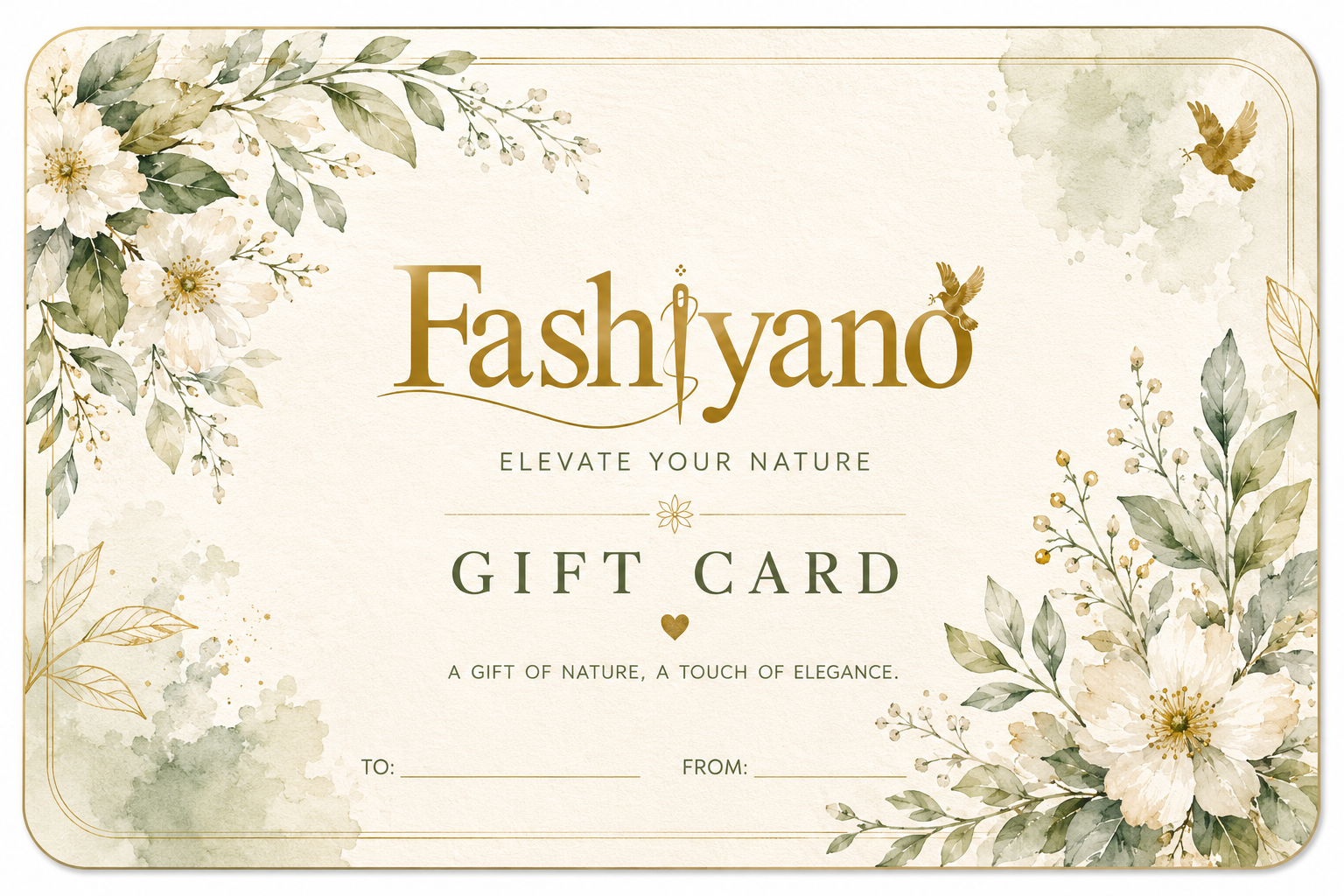 Fashiyano Gift Card
