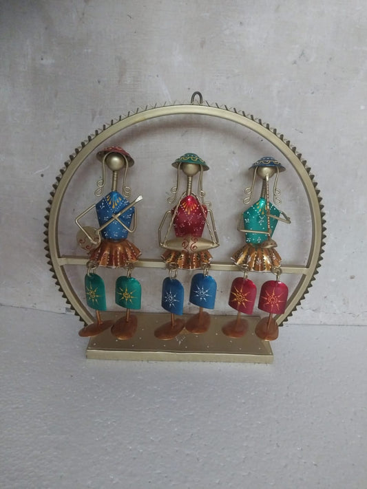 New Jhula Musician Metal Wall Art